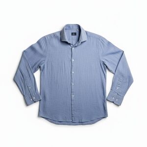 Finery Made in Italy Linen-Blend Shirt | Mediterranean Luxe